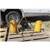 Image 2 : Pail Pump & 2 Shell 6GAL Oil Jugs