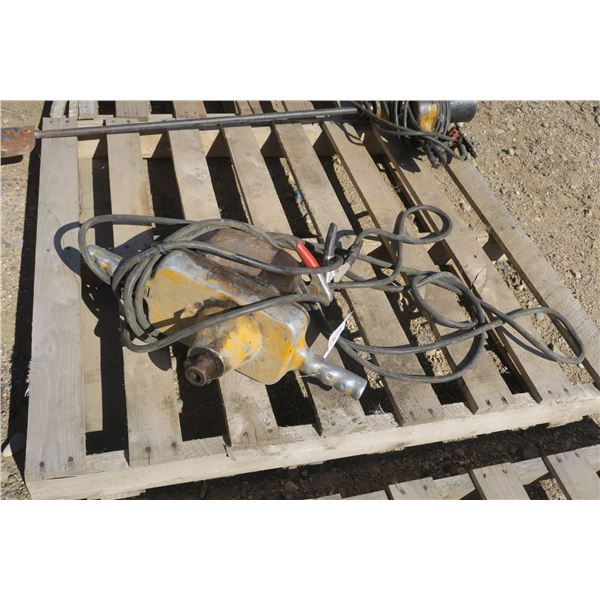 12 volt post hole auger