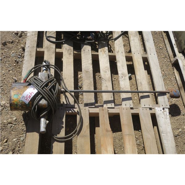 12 volt post hole auger