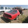Image 5 : 1989 Pontiac Firebird Chassis Red 1G2FS21S9KL203233 (No Keys) Sold As Is