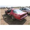 Image 7 : 1989 Pontiac Firebird Chassis Red 1G2FS21S9KL203233 (No Keys) Sold As Is