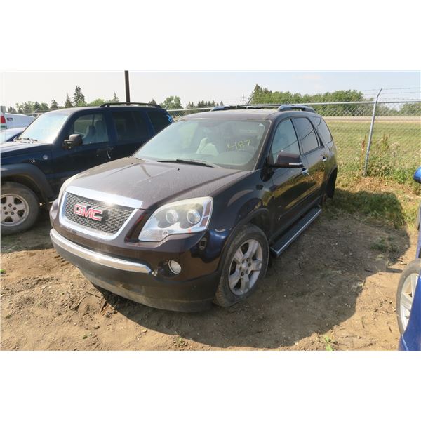 2009 GMC ACADIA SLE V6 AWD 1GKEV13D09J135969 (No Keys) Sold As Is