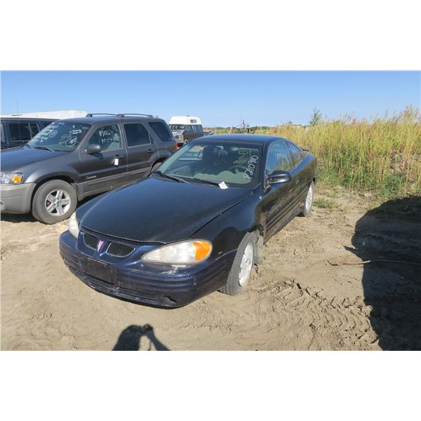 2001, PONTIAC GRAND AM SE 2DR - 1G2NF12E01M598611 - (No Keys) Sold As Is