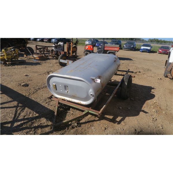 Silver tank & trailer