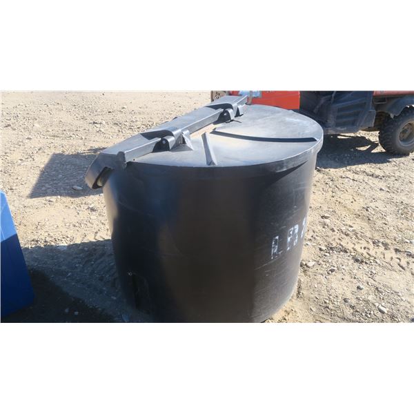 large black garbage bin