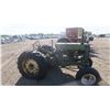 Image 4 : Model A John deer tractor #269444 with pallet of fenders and items for tractor.