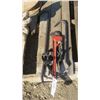 Image 1 : Misc. tools, pipe wrench, 2 crowbars, heel grip straps