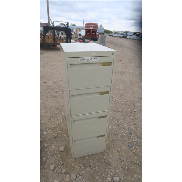 4 drawer grey filling cabinet