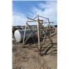 Image 2 : Fuel Tank & Stand - Stand: 68x86x84H", Tank: 89" Long x 46" Diameter