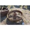 Image 2 : Tractor Wheels (2) - 30" Diameter & 42" Diameter x 12" Width