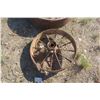 Image 3 : Tractor Wheels (2) - 30" Diameter & 42" Diameter x 12" Width