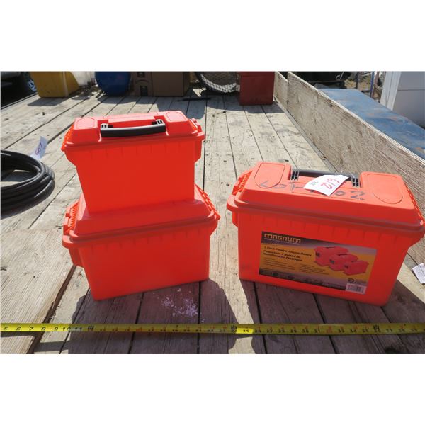 3 Matching Tool Boxes - 3 Different Sizes