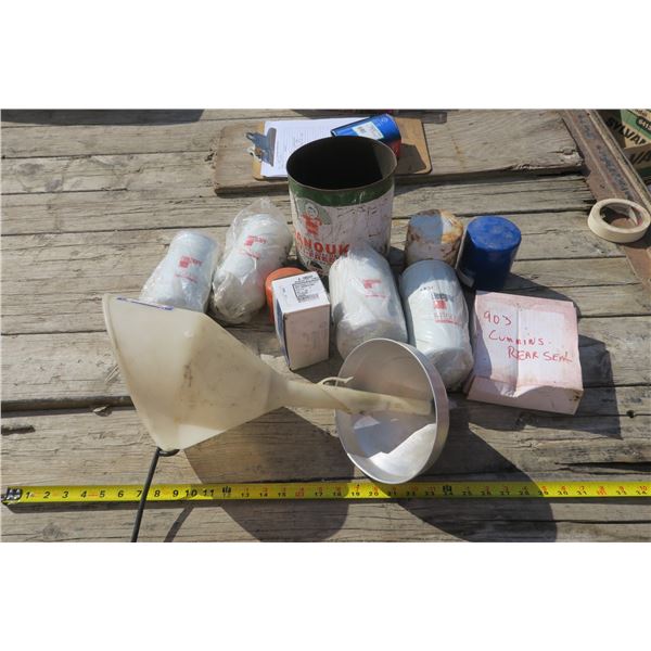 Oil Filters, Funnels & Misc. Parts