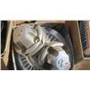 Image 1 : box of misc. truck hub caps , dodge