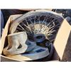Image 2 : Lot of Assorted 14"/16" Rims and Assorted Hubcaps
