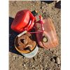 Image 1 : Assorted Gasoline Storage Containers, 1 Vintage Metal Container