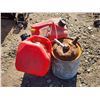 Image 2 : Assorted Gasoline Storage Containers, 1 Vintage Metal Container