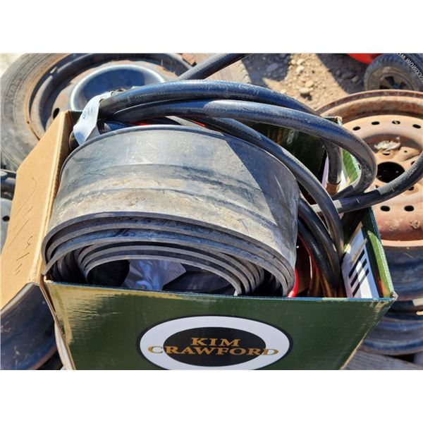 Box of Assorted Rubber and Plastic Tubing