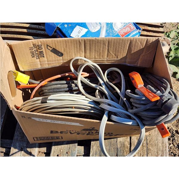 Box of Assorted Extension Power Cables