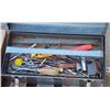 Image 2 : Tool Box filled with Assorted Tools, Screwdrivers, Drill Bits, File, etc.