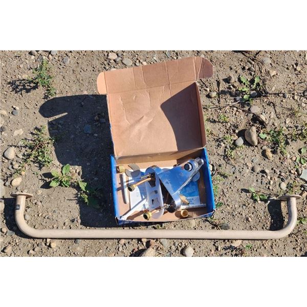 Bathroom Faucet with Bathtub Assist Bar