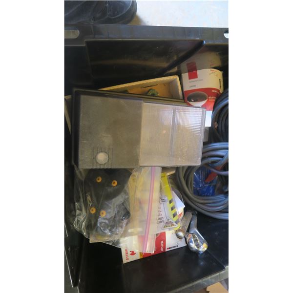 Tools & lights, other odd's & ends - bin not included