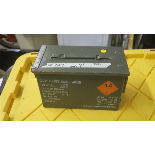 11 1/2" x 7" Military ammo can