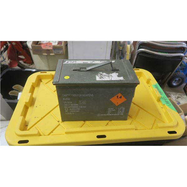 Large Military Metal Ammunitions Box, Empty