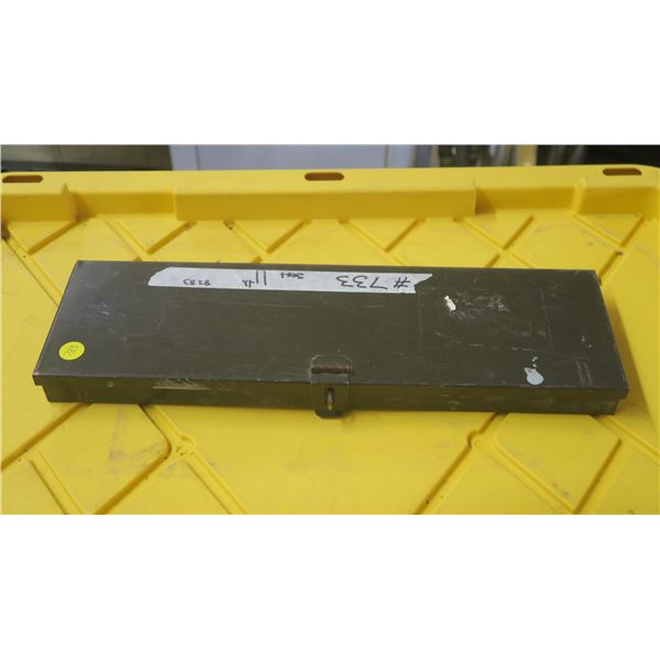small Military Metal tool tray
