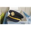 Image 4 : Firefighters officer dress cap, 7 3/8 size, new in box