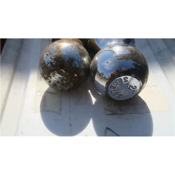 set of ball hitches, 1-7/8", 2"