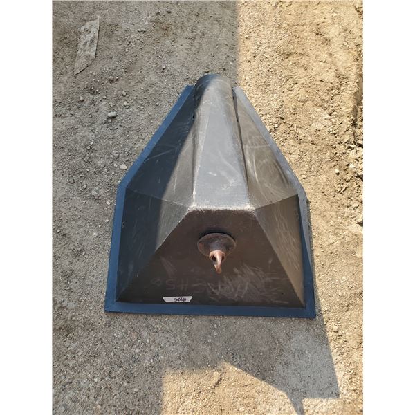 small grain hopper 2ft long x 31" wide x 16" high (fits 4" auger)