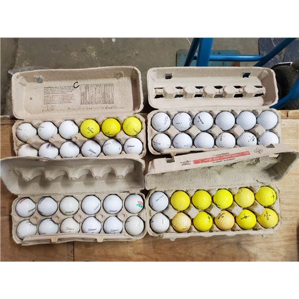 4 dozen (48) golf balls - top flite, Titleist