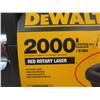 Image 3 : DeWalt 2000' Range Red Rotary Laser T-Stak Compatible DW079LR New in Box