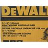 Image 3 : DeWalt 7-1/4" Lightweight Circular Saw DWE575 New in Box