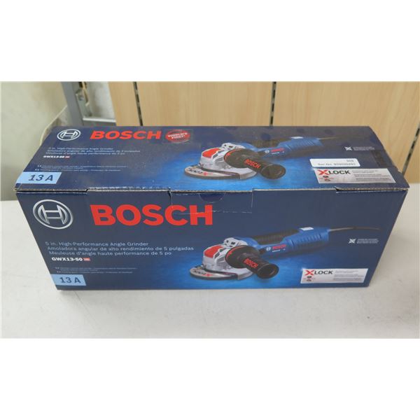 Bosch 5" High Performance Angle Grinder GWX13-50 New in Box