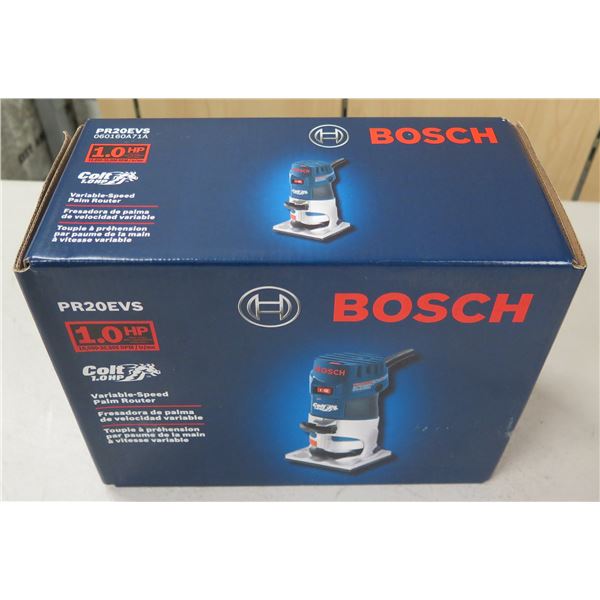 Bosch Variable Speed Palm Router PR20EVS New in Box