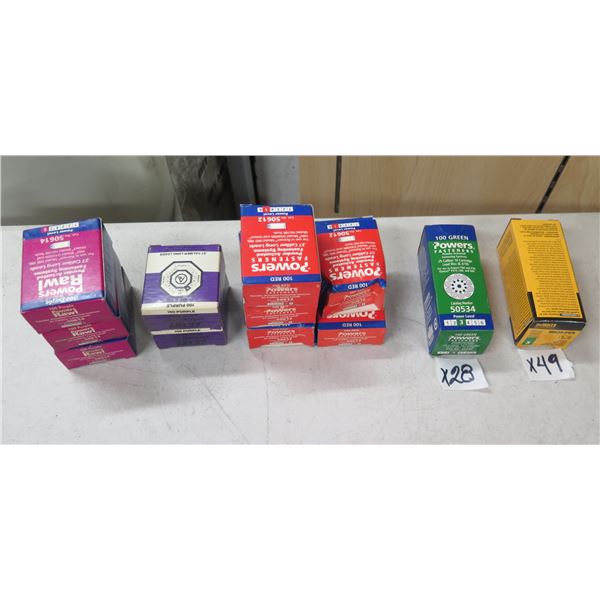 Multiple Boxes Powers & Ramset Powder Actuated Fastening Systems Misc Size