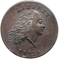 1793 S-3 R3- Chain AMERICA PCGS graded MS63 Brown.