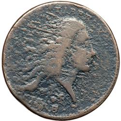 1793 NC-3 R8- Strawberry Leaf Wreath Cent with ONE C