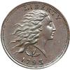 Image 1 : 1793 S-5 R4 Wreath Cent with Large Date and LIBERTY.