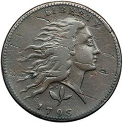 1793 S-7 R6- Wreath Cent with Normal Single Dot over