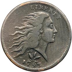 1793 S-9 R2 Wreath Cent PCGS graded VF25.