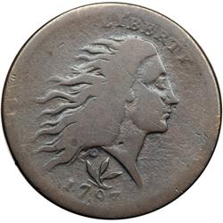 1793 NC-4 R7+ Wreath Cent Good-6.