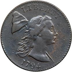 1794 S-19b R4 Head of 1793 with Edge of 1794. VF35.