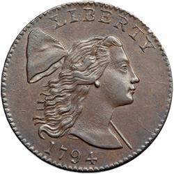 1794 S-29 R2+ PCGS graded MS63 Brown.