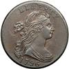 Image 1 : 1796 S-93 R3- Draped Bust AU55.