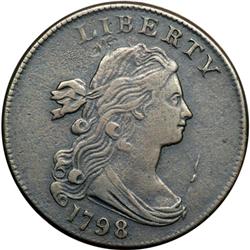1798 S-177 R5- Style II Hair with Small 8 VF20.