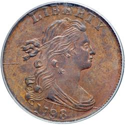 1798 S-181 R3 Style II Hair with Small 8 PCGS grade