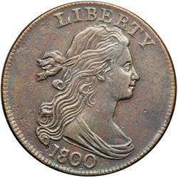 1800/1798 NC-6 R6+ Overdate 1800 over 1798 with Styl